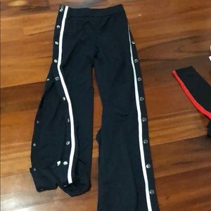Athletic button pants